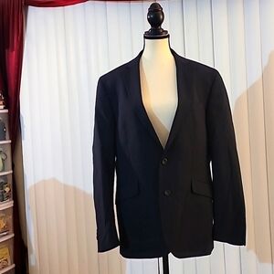 Dark Navy Blue Men's Size 40 S Kenneth Cole Reaction Jacket / Coat / Blazer